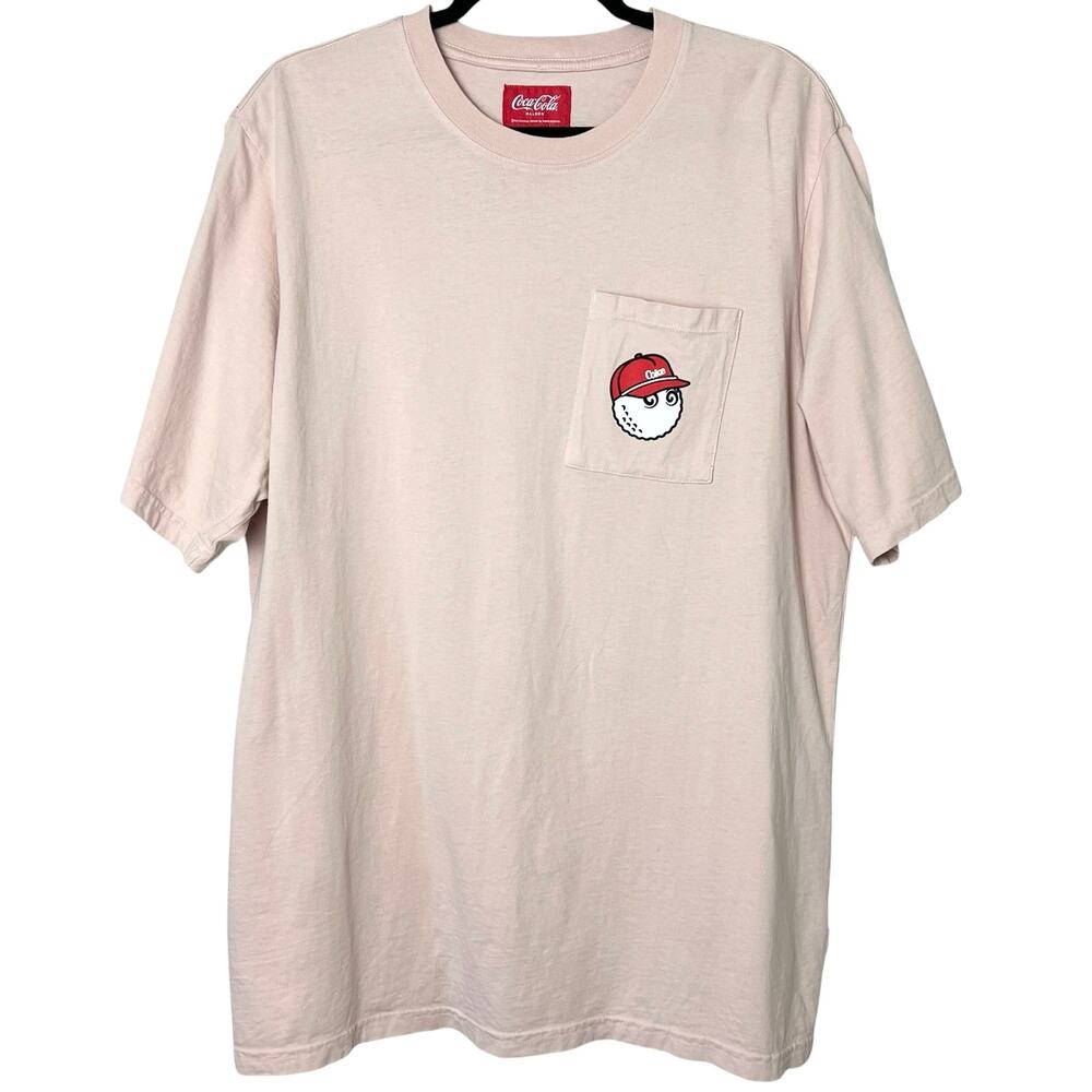 Malbon Golf x Coca-Cola Spencerian Block Pocket T-Shirt Large